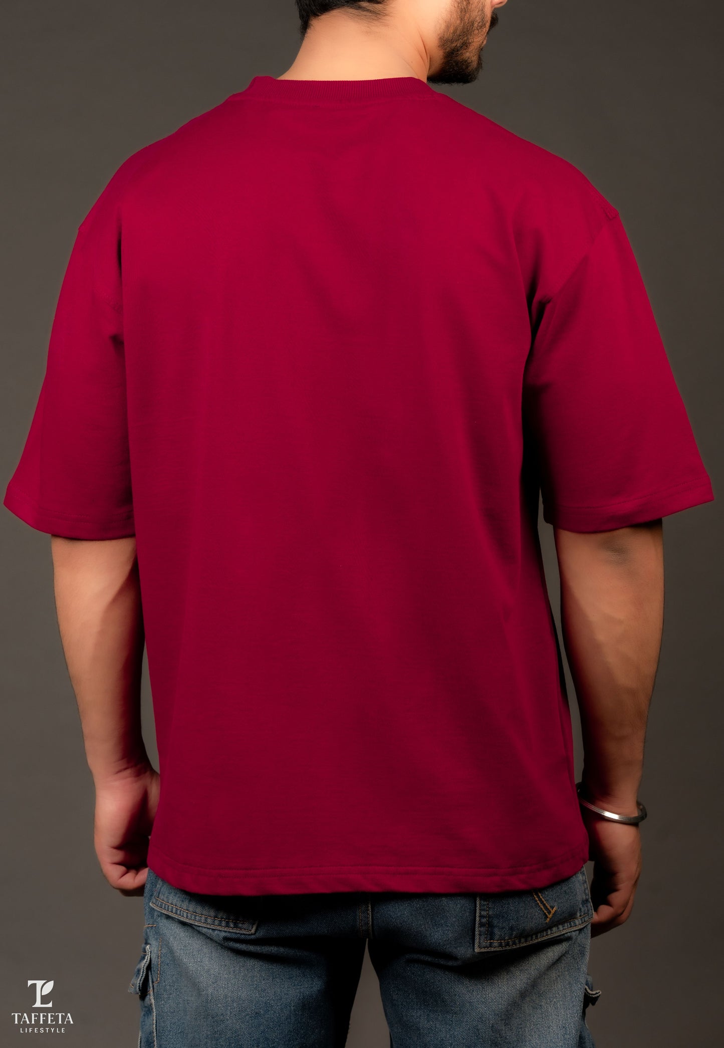Bold Generation Oversized Tee – Maroon Edition