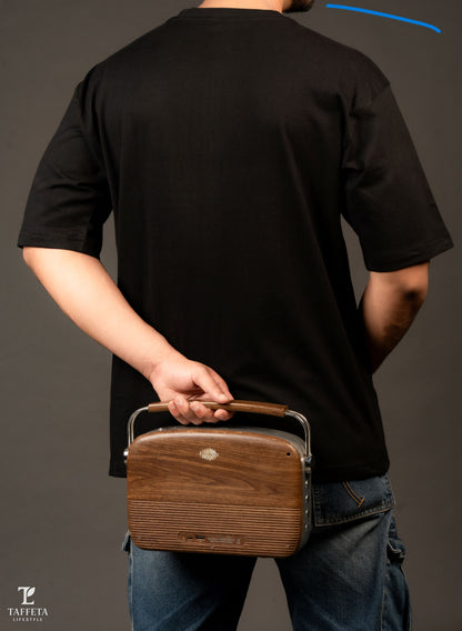 Street Style Black Crew Neck T-Shirt – Los Angeles Edition